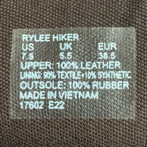 Lauren Ralph Lauren Rylee Embossed Leather High-Top Sneaker-Size 7.5 NWOT - Picture 12 of 12